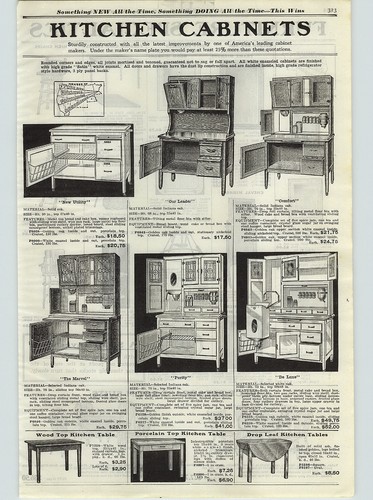 1922 paper kitchen cabinets - paper, ad