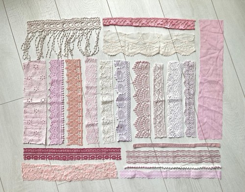 Assorted vintage lace trim