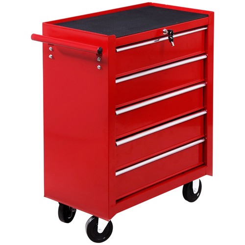 Homcom tool trolley with - trolley,