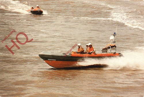 Postcard the lifeboats at - postcard:;the,