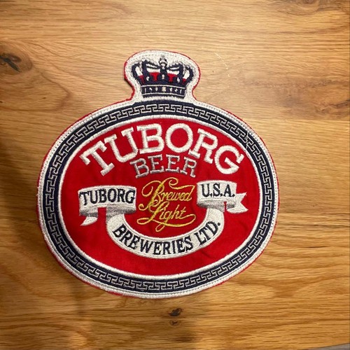 Tuborg beer 1940s embroidered - tuborg,