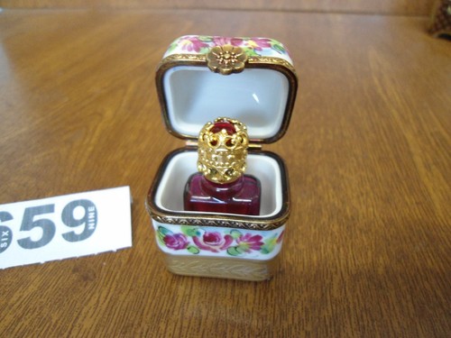Gold encrusted limoges - gold, peint