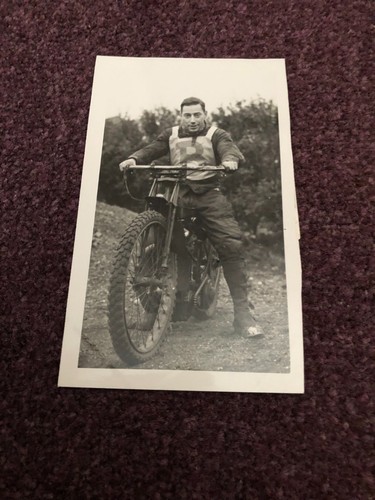 Speedway photograph postcard