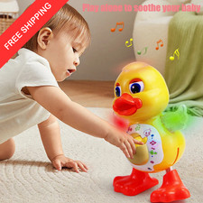 Electric Dancing Duck Musical Toys Light Up Swinging Duck Light Educational Gift