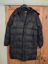 Mens Hoodrich Hooded Long Jacket Size M