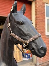 Equipride Leather Headcollar Fancy Stitched with Diamante  SALE CLEARANCE