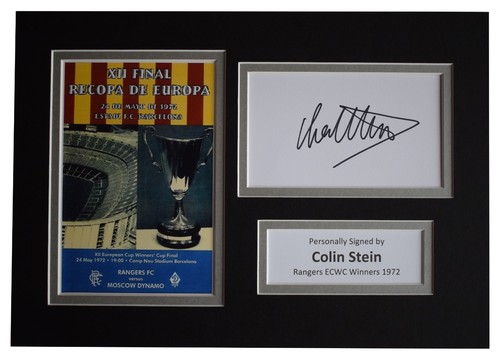 Colin stein signed autograph - stein,