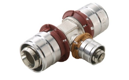 Uponor press tee - s-press, reducer
