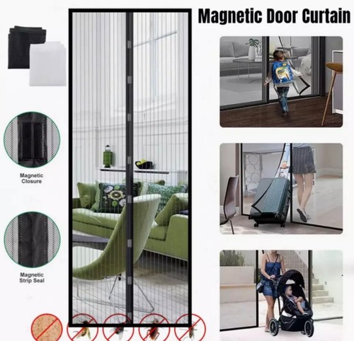 Magnetic door curtain anti - door,