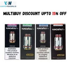UWELL NUNCHAKU COILS Mesh 0.14Ω 0.2Ω 0.25Ω 0.4Ω UN2 Pack Of 4 Coil Head DL Uwell