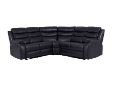 Roma 2-C-2 Black Leather