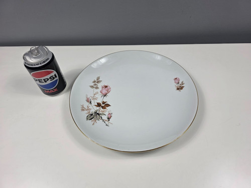Porcelain round serving plate - round,
