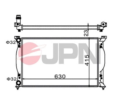 Radiator engine cooling fits - engine,