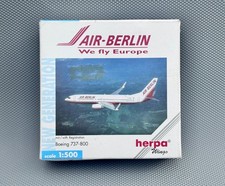 Herpa Wings Air Berlin Boeing 737-800 1:500 Scale Aeroplane Model 513067