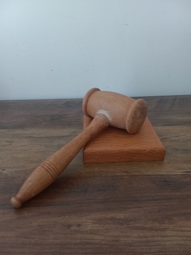 Vintage auctioneers gavel with - vintage,