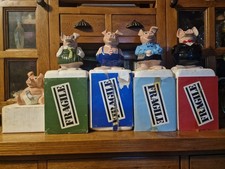 NATWEST pigs Set. With Original Boxes And Stoppers...rare