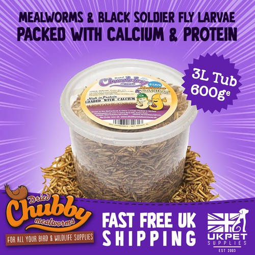 Litre tub chubby dried - 3,