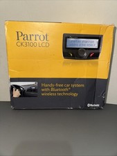 Parrot CK3100 LCD Bluetooth Car Kit CK3100N COMPLETE IN BOX - UNTESTED