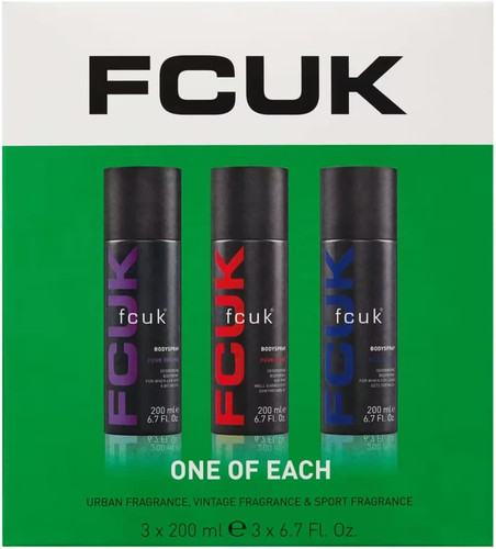 Fcuk bodyspray trio - fcuk,