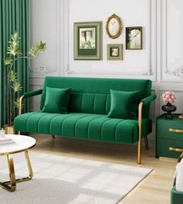 Modern 2 Seater Velvet Sofa