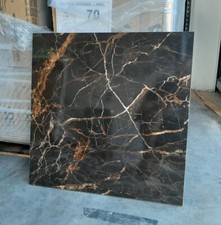 TILES JOBLOT 36: Black Gold Marble Effect Polished Porcelain Tiles 30m2  59x59cm