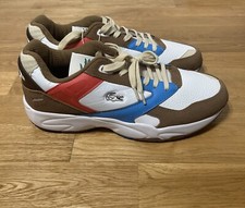 Lacoste Trainers Men's Runner Style Ortholite shoes New White Logo Sneakers Tags