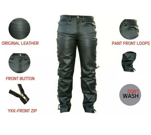 Men motorbike cow leather - men's,