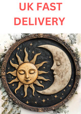 Sun and Moon Celestial Plaque