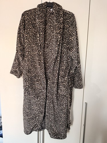 Lepoard print dressing gown - print,