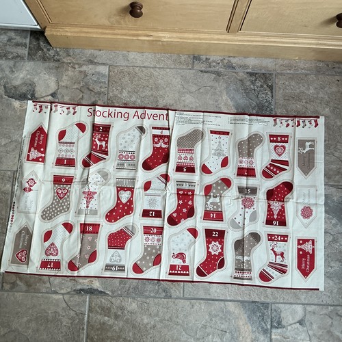 Advent calendar fabric - advent,