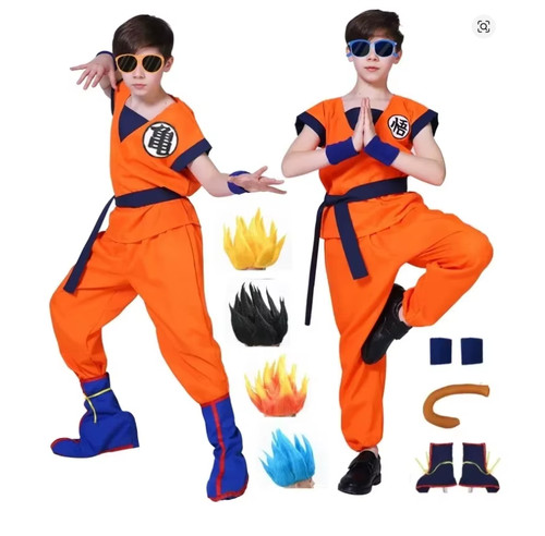 Kids boys son goku cosplay - goku,