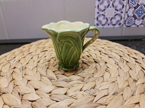 Sylvac green leaf jug - green, no