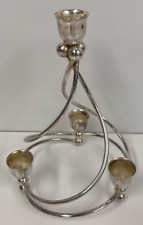 SAINT HILAIRE PARIS CANDELABRA SILVER PLATED FOR 4 CANDLES *READ DESCRIPTION*
