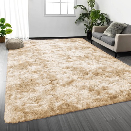 Fluffy rugs large shaggy - large,