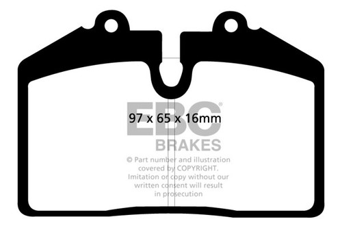 Ebc yellowstuff rear brake - ebc,
