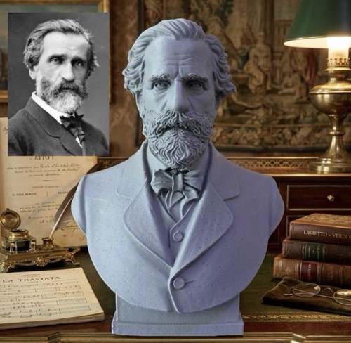 Giuseppe verdi bust statue - verdi,