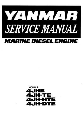 Yanmar 4jhe 4jh - 4jh-te, 4jh-hte