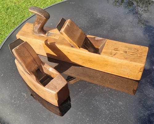 Pair vintage wooden - wooden, hand