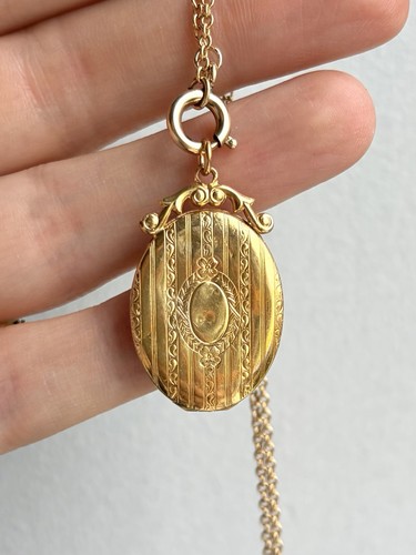 Antique edwardian oval rolled - edwardian,