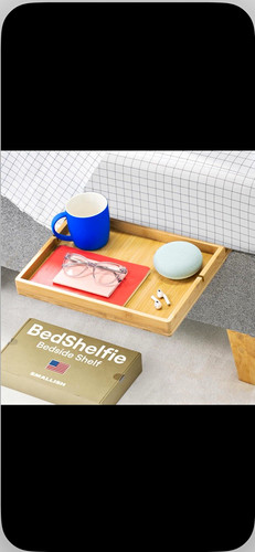 Bedshelfie smallish wood - smallish,