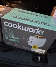 Cookworks 2 Slice Toaster - White