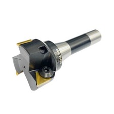 R8 indexable facemill 63mm diameter head with TPKN 22 inserts for Bridgeport