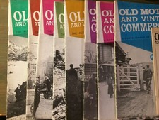 8 x Old Motor and Vintage Commercial Magazines from 1963 and 1964 . Nice Copies.