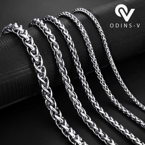 Men chain 8 mm - 5, silver