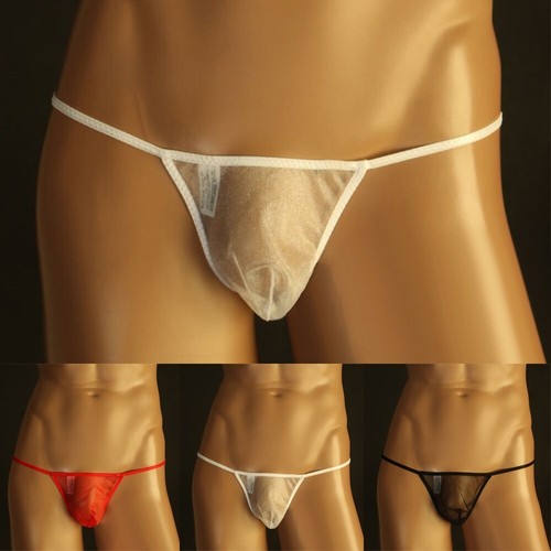 Mens mesh see through pouch - mesh, see-through