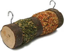 Rosewood Naturals Double Woodroll, Small Animal Treat and Gnaw Toy for Rabbits, 