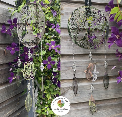 Mirrored buddha hamsa hand - buddha,