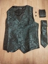 Green Fancy Dress Waistcoat