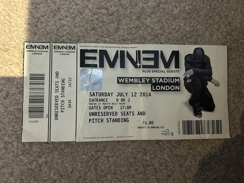 Eminem used wembley stadium - eminem,