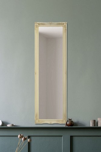 Large mirror ivory antique - mirror,